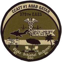 379th Expeditionary Aeromedical Evacuation Squadron Critical Care Air Transport Team
Keywords: OCP