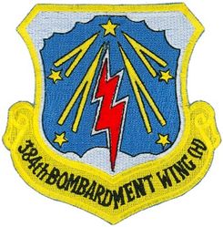 384th Bombardment Wing, Heavy
Established as 384th Bombardment Wing, Medium, on 23 Mar 1953. Activated on 1 Aug 1955. Discontinued, and inactivated, on 1 Sep 1964. Redesignated 384th Air Refueling Wing, Heavy, on 15 Nov 1972. Activated on 1 Dec 1972; 384th Bombardment Wing, Heavy on 1 Jul 1987; 384th Wing, 1 Sep 1991; 384th Bomb Wing on 1 Jun 1992. Inactivated with personnel and equipment being absorbed by 384th Bomb Group, 1 Jan 1994. Redesignated 384th Air Expeditionary Wing on 3 Sep 2003. Activated by redesignation of 384th Air Expeditionary Group on 3 Sep 2003. Inactivated in 2004.
