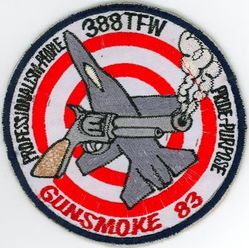 388th Tactical Fighter Wing Gunsmoke 1983
