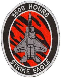 391st Fighter Squadron F-15E 3500 Hours
