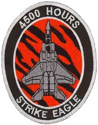 391st Fighter Squadron F-15E 4500 Hours
