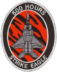 391st Fighter Squadron F-15E 500 Hours
