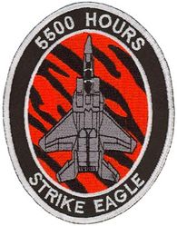 391st Fighter Squadron F-15E 5500 Hours
