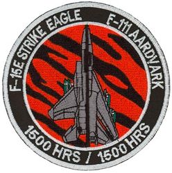 391st Fighter Squadron F-15E/F-111 1500 Hours
