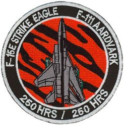 391st Fighter Squadron F-15E/F-111 250 Hours
