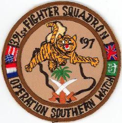 391st Fighter Squadron Operation SOUTHERN WATCH 1997
Keywords: desert
