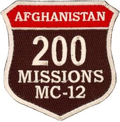 4th Expeditionary Reconnaissance Squadron 200 Missions MC-12 Afghanistan
4th Expeditionary Reconnaissance Squadron on 16 May 2007. Deactivated on 1 Oct 2014.
Keywords: desert