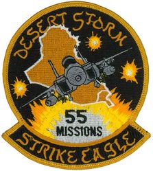 4th Tactical Fighter Wing F-15E 55 Missions Operation DESERT STORM 1991
