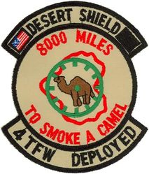 4th Tactical Fighter Wing (Provisional) Operation DESERT SHIELD 1990
Keywords: desert