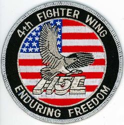 4th Fighter Wing Operation ENDURING FREEDOM F-15E
