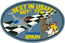 401st Tactical Fighter Wing Best in United States Air Forces in Europe
