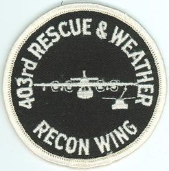 403d Rescue and Weather Reconnaissance Wing WC-130
