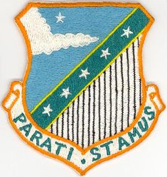 4108th Air Refueling Wing
Translation: PARATI STAMUS = We Stand Ready

