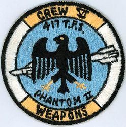 417th Tactical Fighter Squadron Maintenance Crew 6 Weapons

