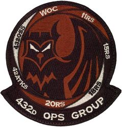 432d Operations Group
Established as 432d Operations Group and activated on 31 May 1991. Inactivated on 1 Oct 1994. Reactivated on 1 May 2007.
Keywords: desert