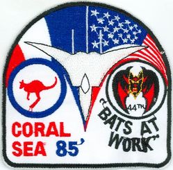 44th Tactical Fighter Squadron Exercise CORAL SEA 1985
