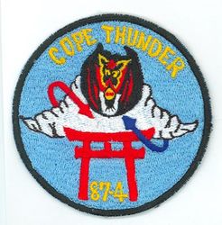 44th Tactical Fighter Squadron Exercise COPE THUNDER 1987-4 
