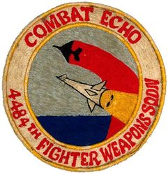 4484th Fighter Weapons Squadron COMBAT ECHO
Philippine made.
