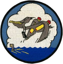 Patrol Squadron 45 (VP-45)
Established as Patrol Squadron TWO HUNDRED FIVE (VP-205) on 1 Nov 1942. Redesignated Patrol Bombing Squadron TWO HUNDRED FIVE (VPB-205) on 1 Oct 1944; Patrol Squadron TWO HUNDRED FIVE (VP-205) on 15 May 1946; Medium Patrol Squadron (Seaplane) FIVE (VP-MS-5) on 15 Nov 1946; Patrol Squadron FORTY-FIVE (VP-45) on 1 Sep 1948, the third squadron to be assigned the VP-45 designation.

Martin PBM-5 Mariner, 1942-1943
Martin PBM-3S Mariner, 1943-1944
Martin PBM-5 Mariner, 1944-1954
Martin P5M-1 Marlin, 1954-1956
Martin P5M-2 Marlin, 1956-1962
Lockheed SP-5B Marlin, 1962-1963
Lockheed P-3A Orion, 1963-1972
Lockheed P-3C Orion, 1972-1988
Lockheed P-3C UIII Orion, 1988-1993
Lockheed P-3C UIIIR Orion, 1993-2014
Boeing P-8 Poseidon, 2014-.

Insignia (2nd) “Pelicans” submitted to CNO for approval on 4 Feb 1949, but for some undetermined reason was not approved until 1 Dec 1955.
 
