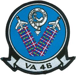 Attack Squadron 46 (VA-46)
Established as Attack Squadron FORTY SIX (VA-46) "Fighting Clansmen" on 24 May 1955. Disestablished on 30 Jun 1991. The first squadron to be assigned the VA-46 designation.

Douglas A-4B Skyhawk, 1967-1968
Vought A-7B/E Corsair II, 1968-1991
