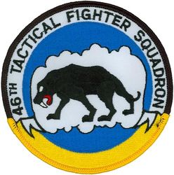 46th Tactical Fighter Training Squadron 
From 1983-1993 provided A-10 replacement trading. Patch has TFS on in but was in fact a TFTS. 
