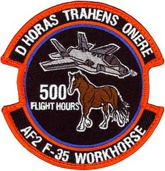 461st Flight Test Squadron 500 Flight Hours
