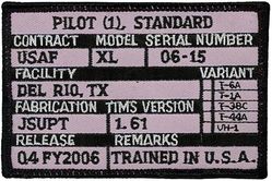 Class 2006-15 Specialized Undergraduate Pilot Training
