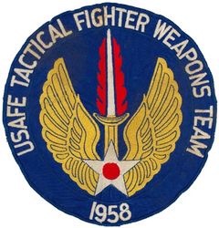 48th Tactical Fighter Wing USAFE Tactical Fighter Weapons Team 1958
