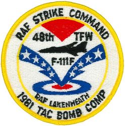 48th Tactical Fighter Wing Tactical Bomb Competition 1981
