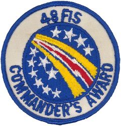 48th Fighter-Interceptor Squadron Commander's Award
