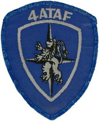 Fourth Allied Tactical Air Force
Active 2 Apr 1952 - 30 Jun 1993
During the Cold War, West Germany's air space was divided into two areas for purposes of aircraft operations:  2 ATAF encompassed Northern Germany (supporting Northern Army Group ground forces) and 4 ATAF covered all of Southern Germany (supporting Central Army Group ground forces).
