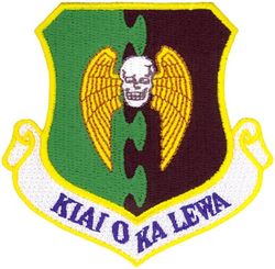 5th Bomb Wing 
Translation: KIAI O KA LEWA = Guardians of the Upper Realms
