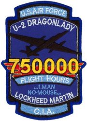 Lockheed Martin U-2 Dragonlady 750000 Flight Hours
