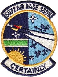 5072d Air Base Squadron
Fully embroidered.
