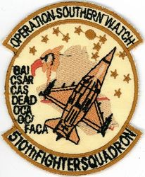 510th Expeditionary Fighter Squadron Operation SOUTHERN WATCH 2002
Keywords: desert