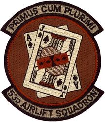 53d Airlift Squadron
Translation: PRIMUS CUM PLURIMI = First with the Most
Keywords: desert