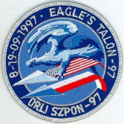 53d Fighter Squadron EAGLE'S TALON 1997
Translation: ORLI SZPON-97 = Eagle's Talon-97. Deployment to Poland.
