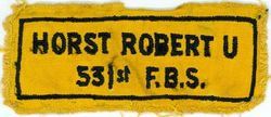 531st Fighter-Bomber Squadron Name Tag
