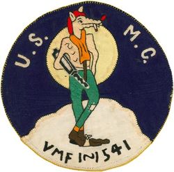 Marine Night Fighter Squadron 541 (VMF (N)-541)
VMF(N)-541 "Bateyes"
1944
F6F-3N; F6F-5N  Hellcat
