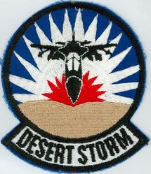 Operation DESERT STORM
Novelty patch sold in BX after war.
