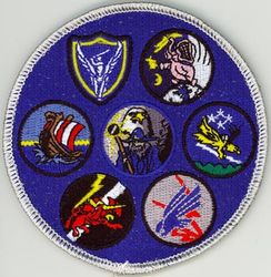 552d Operations Group Gaggle
Gaggle consists of (clockwise from top right): 964th Airborne Air Control Squadron, 965th Airborne Air Control Squadron, ??, 552d Training Squadron, 960th Expeditionary Airborne Air Control Squadron, ?? & 552d Operations Support Squadron (center).
