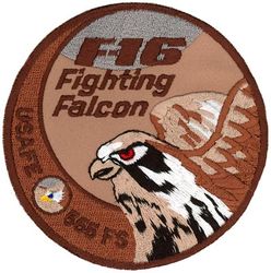555th Fighter Squadron F-16 Swirl
Keywords: desert