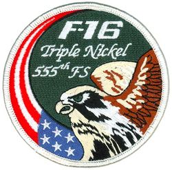 555th Fighter Squadron F-16 Swirl
