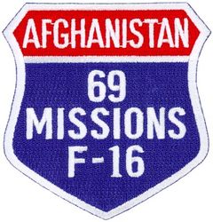 555th Fighter Squadron 69 Missions F-16 Afghanistan
