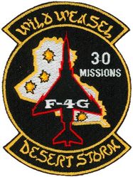 561st Tactical Fighter Squadron F-4G 30 Missions Operation DESERT STORM 1991
