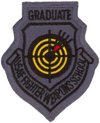 USAF Fighter Weapons School Graduate
Done in darker gray to be worn on the BDU.
Keywords: subdued