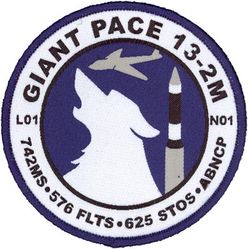 576th Flight Test Squadron (ICBM-Minuteman) GIANT PACE 13-2M Simulated Electronic Launch-Minuteman
