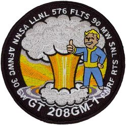 576th Flight Test Squadron (ICBM-Minuteman) GLORY TRIP 208GM-1

