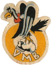 Marine Bombing Squadron 621 (VMB-621)
Established as Marine Bombing Squadron 621 (VMB-621) on 10 Apr 1944 Redesignated Marine Bombing Torpedo Squadron 621 (VMTB-621) on 3 Jan 1945. Disestablished on 10 Mar 1945.

North American PBJ-1H/J Mitchell 
Grumman TBM-3E Avenger 

WW-II era, Australian made on wool.
