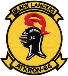 Attack Squadron 64 (VA-64)
VA-64 "Black Lancers"
1965-1969
Douglas A4-D2 Skyhawk
